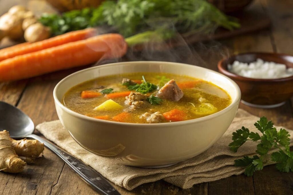 Ginger Turmeric Bone Broth