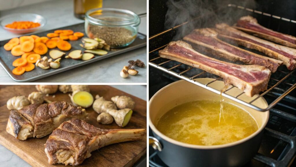 Ginger Turmeric Bone Broth Step