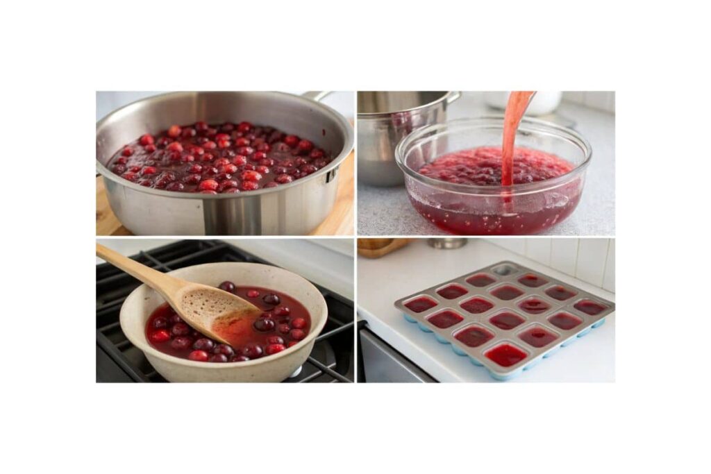 Jellied Cranberry Sauce Step
